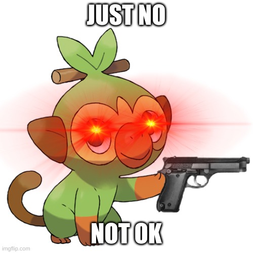 JUST NO NOT OK | made w/ Imgflip meme maker