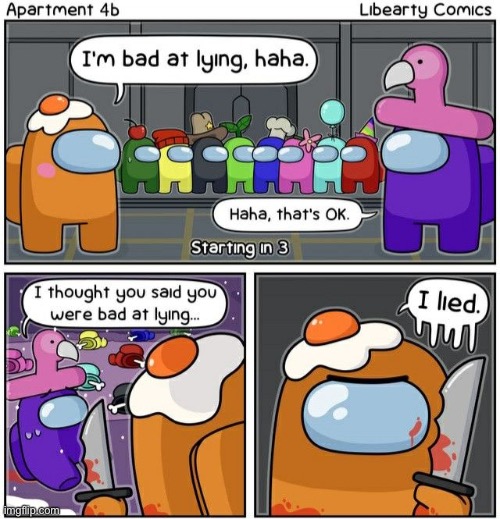 XD | image tagged in among us,comic | made w/ Imgflip meme maker