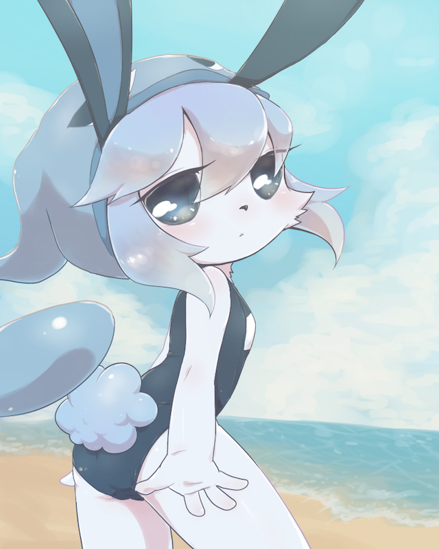 Swimsuit glaceon Blank Meme Template