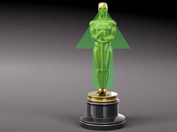 Oscar upvote | image tagged in oscar upvote | made w/ Imgflip meme maker