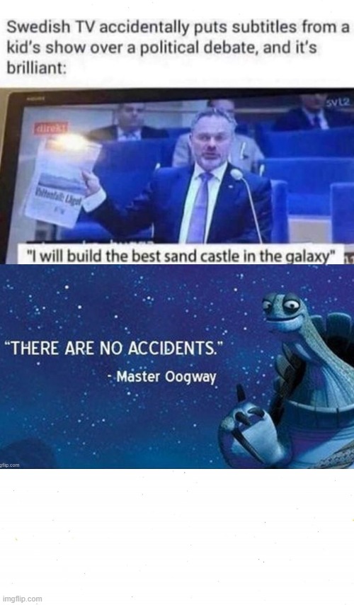 Bruh | image tagged in there are no accidents,master oogway | made w/ Imgflip meme maker