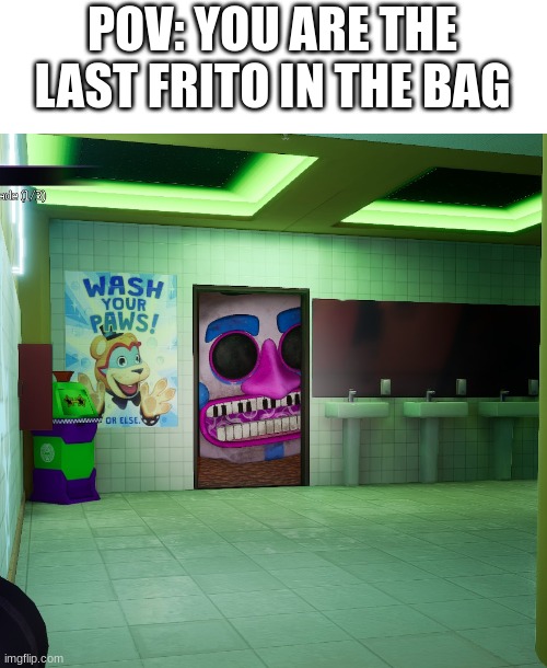 w h e r e  a r e  y o u ? | POV: YOU ARE THE LAST FRITO IN THE BAG | image tagged in music man | made w/ Imgflip meme maker