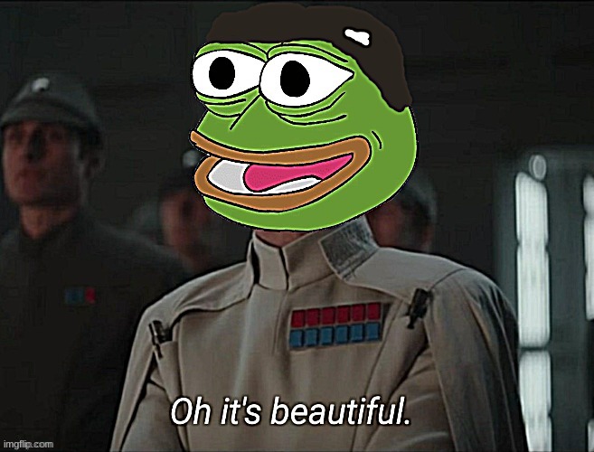 pepe/oh it's beautiful | image tagged in pepe/oh it's beautiful | made w/ Imgflip meme maker