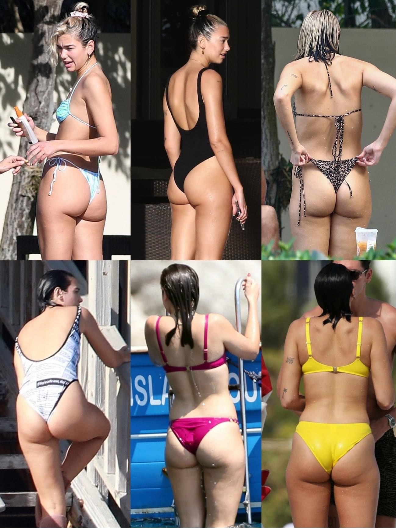 High Quality Dua Lipa booty Blank Meme Template