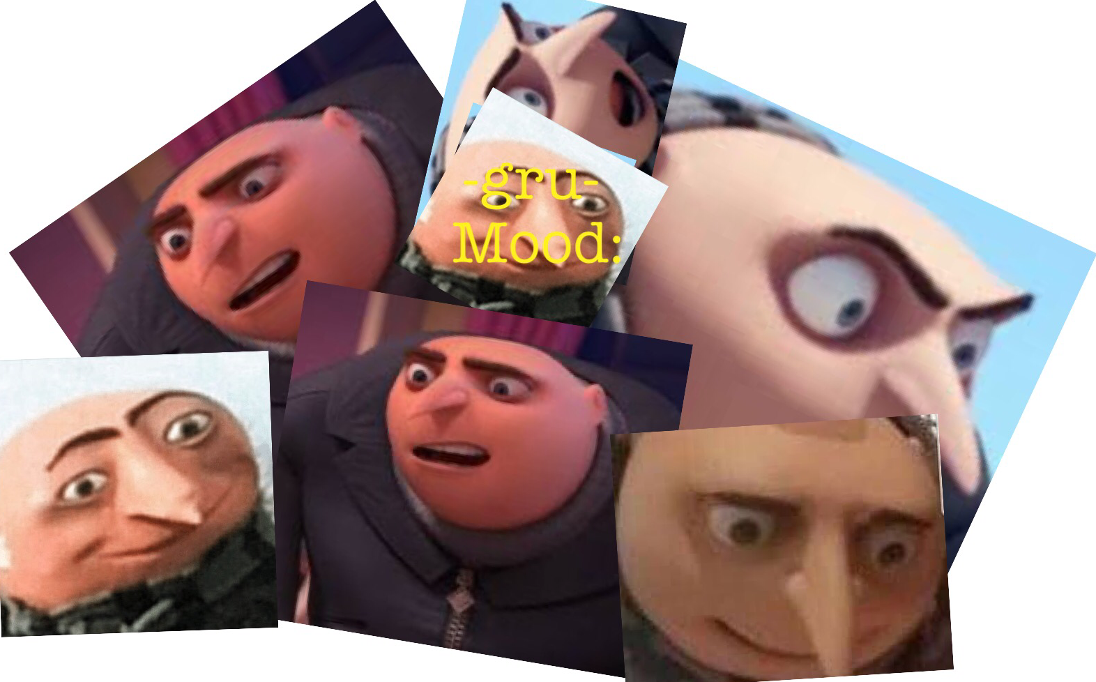 Gru Face Blank Template - Imgflip