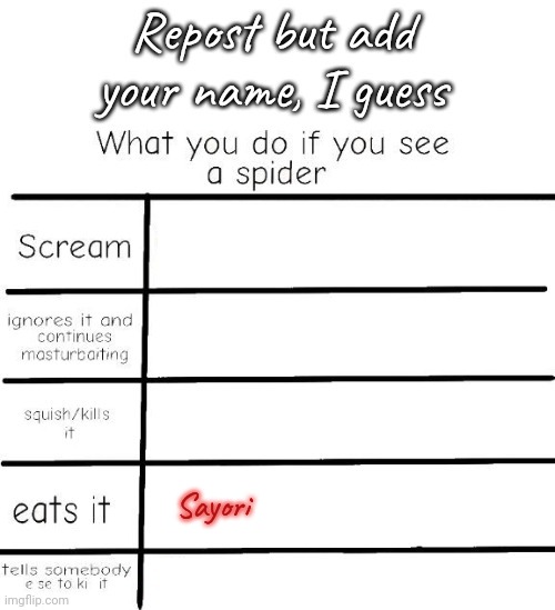 Sayori | made w/ Imgflip meme maker