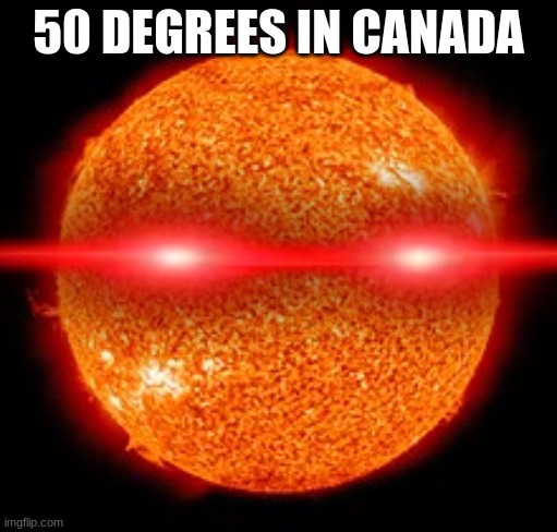 50 DEGREES IN CANADA | made w/ Imgflip meme maker