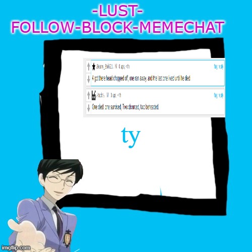 -Lust- Announcment template | ty | image tagged in -lust- announcment template | made w/ Imgflip meme maker