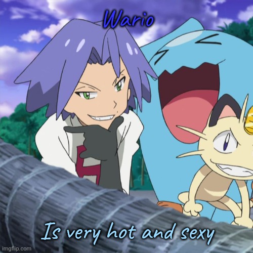 El James | Wario; Is very hot and sexy | image tagged in el james | made w/ Imgflip meme maker