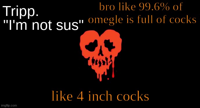 ON GOD | bro like 99.6% of  omegle is full of cocks; like 4 inch cocks | made w/ Imgflip meme maker
