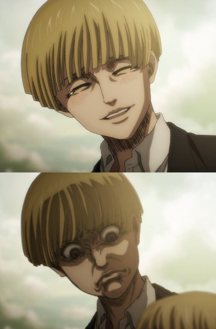 High Quality Armin Blank Meme Template