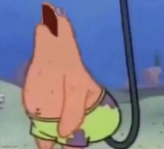 patrick | image tagged in blursed | made w/ Imgflip meme maker