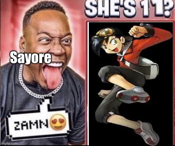 Sayore caught simping for Minor In 700K Ultra HD Special limited addition RTX:On | Sayore | image tagged in zamn | made w/ Imgflip meme maker