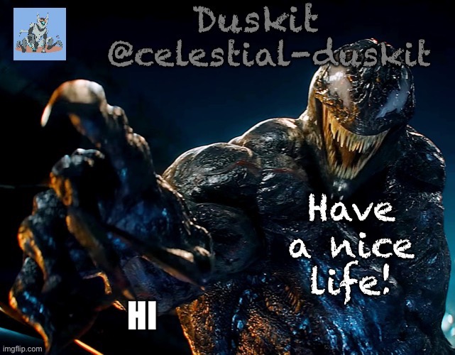Duskit’s riot temp | HI | image tagged in duskit s riot temp | made w/ Imgflip meme maker