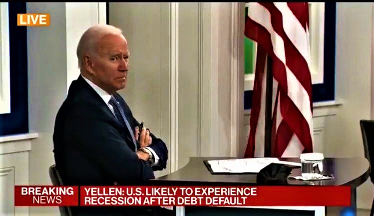 Biden in fake White House Blank Meme Template