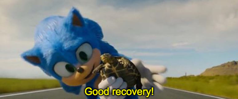 Sonic Good Recovery Blank Meme Template