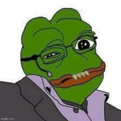 first pepe nft is the stephen hawking pepe going for 200$ its also minted BY ME | made w/ Imgflip meme maker