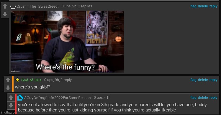 it's a poorly assembled insult but for someone with as few brain cells as this man, it should hold like superglue | made w/ Imgflip meme maker