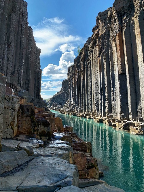 Stuðlagil Canyon, Iceland | image tagged in awesome,pics,photography | made w/ Imgflip meme maker