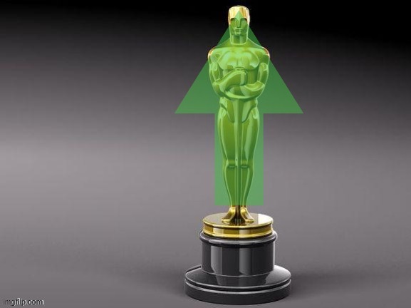Oscar upvote | image tagged in oscar upvote | made w/ Imgflip meme maker