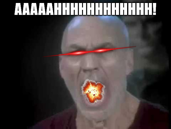 i am yo!!! |  AAAAAHHHHHHHHHHHH! | image tagged in picard four lights,captain picard,picard wtf | made w/ Imgflip meme maker