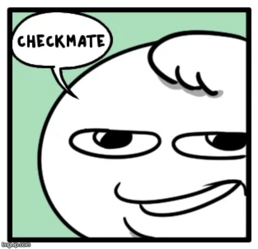 StoneToss checkmate | image tagged in stonetoss checkmate | made w/ Imgflip meme maker