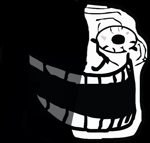 Crazy troll face | image tagged in crazy troll face | made w/ Imgflip meme maker