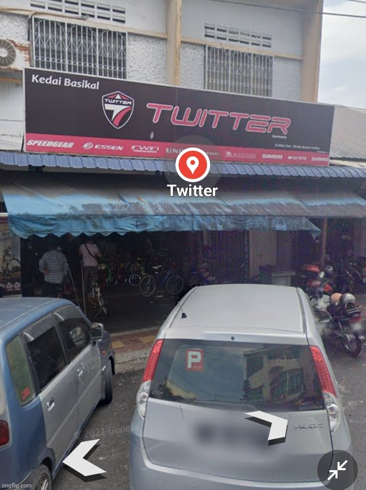 didn't knew twitter was a bike shop in malaysia | made w/ Imgflip meme maker