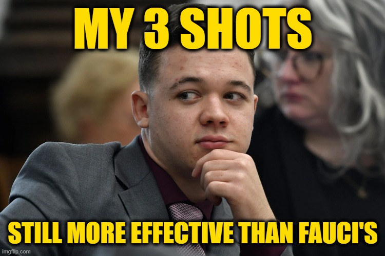 Kyle vs. Tony | MY 3 SHOTS; STILL MORE EFFECTIVE THAN FAUCI'S | image tagged in kyle hold my rootbeer | made w/ Imgflip meme maker