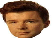 Rick roll Blank Meme Template