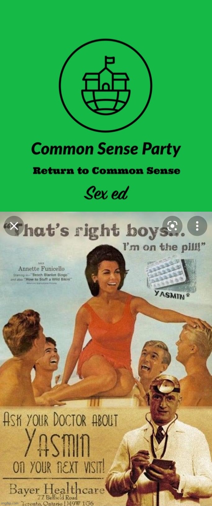 She finally found the right antidepressant that works, that’s why she’s happy and getting male attention, it’s Common Sense | image tagged in thats,right,boys,im,on,the pill | made w/ Imgflip meme maker
