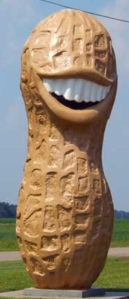 High Quality Peanut Statue Blank Meme Template