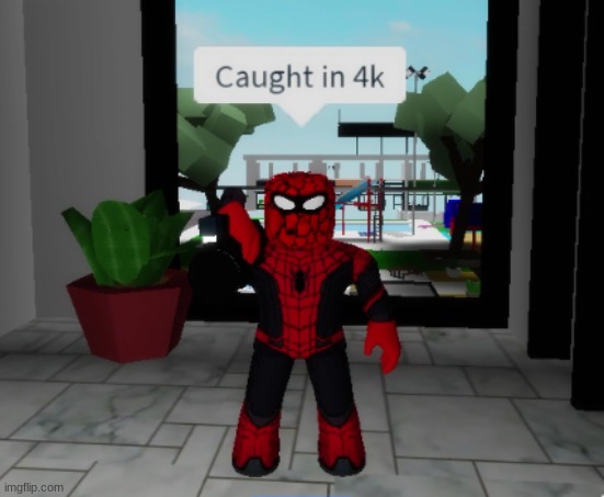 image tagged in spiderman caught you in 4k | made w/ Imgflip meme maker