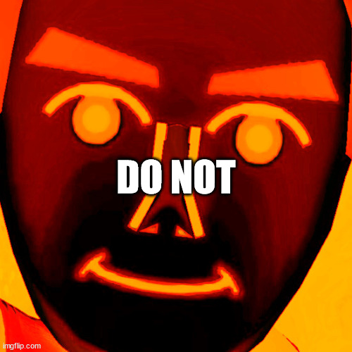 The staring Mii is back. Let's hear his words of wisdom. | DO NOT | image tagged in mii stare | made w/ Imgflip meme maker