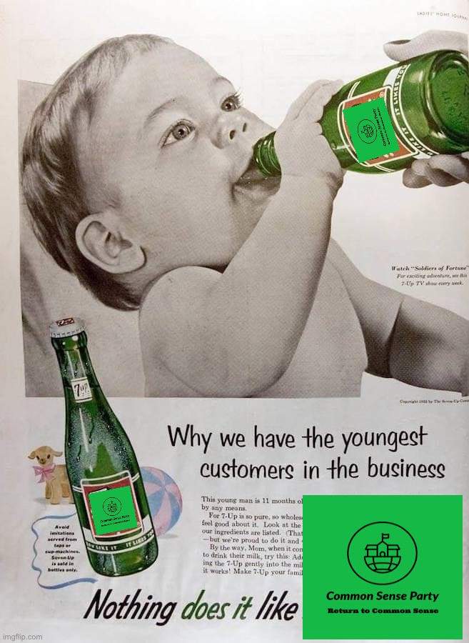 This sturdy young man is 11 months old, when pediatricians recommend transitioning from formula to some dank CSP memes. | image tagged in curiously offensive vintage ads,ready,for,dank,csp,memes | made w/ Imgflip meme maker