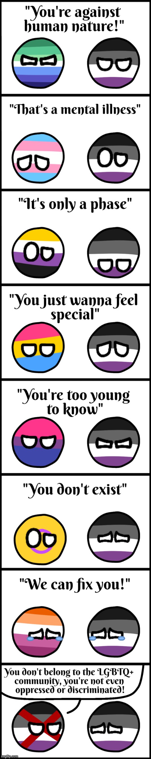 what not to say to LGBTQ+ people | made w/ Imgflip meme maker