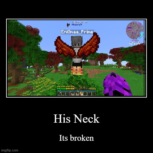 ouch | image tagged in funny,demotivationals,minecraft,mods | made w/ Imgflip demotivational maker