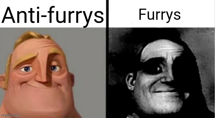 People Who Don't Know vs. People Who Know | Anti-furrys; Furrys | image tagged in people who don't know vs people who know | made w/ Imgflip meme maker