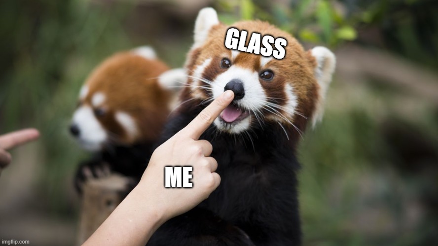 boop | ME GLASS | image tagged in boop | made w/ Imgflip meme maker