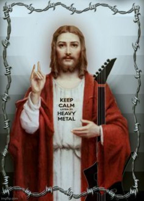 Metal Jesus! | made w/ Imgflip meme maker
