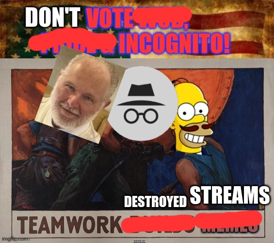 DON'T DESTROYED STREAMS | made w/ Imgflip meme maker