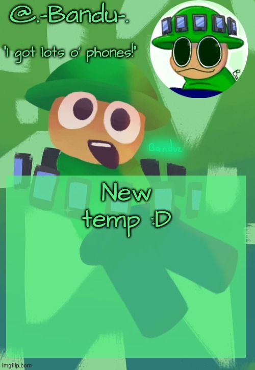 Bandu's ebik announcement temp by Bandu | New temp :D | image tagged in bandu's ebik announcement temp by bandu | made w/ Imgflip meme maker