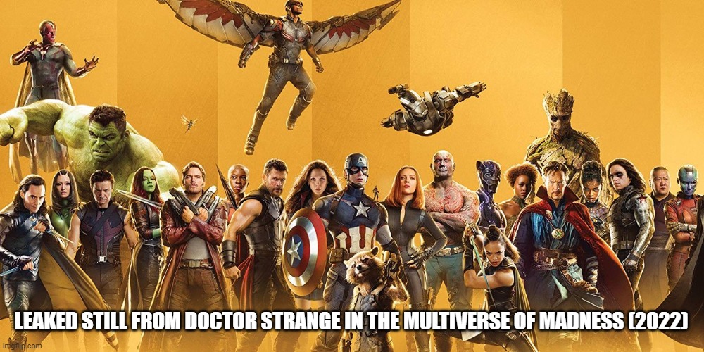 LEAKED STILL FROM DOCTOR STRANGE IN THE MULTIVERSE OF MADNESS (2022) | made w/ Imgflip meme maker