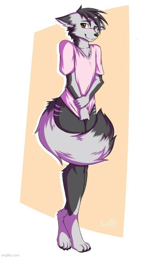 Femboy furry | image tagged in femboy furry | made w/ Imgflip meme maker