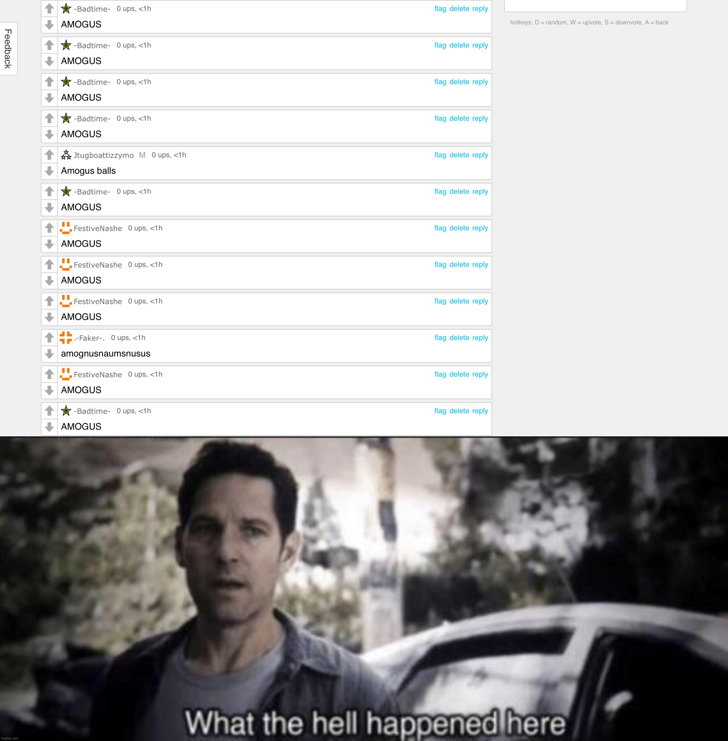 Jk ik what happened | image tagged in what the hell happened here | made w/ Imgflip meme maker