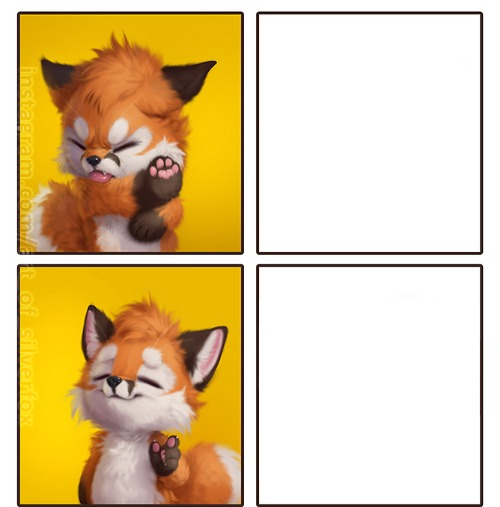 High Quality Fox yes no template Blank Meme Template