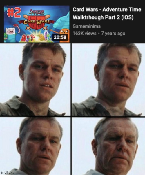 image tagged in private ryan getting old | made w/ Imgflip meme maker