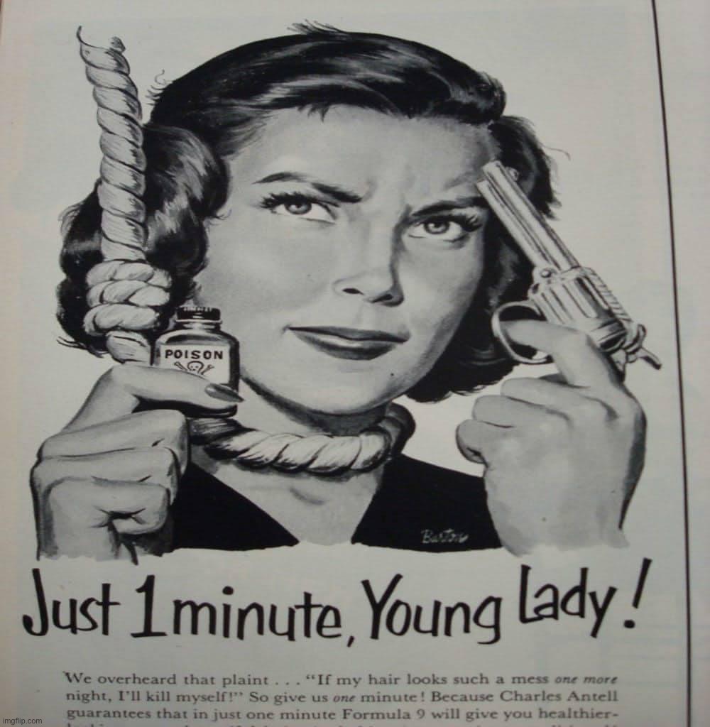 Curiously offensive vintage ads | image tagged in curiously offensive vintage ads | made w/ Imgflip meme maker