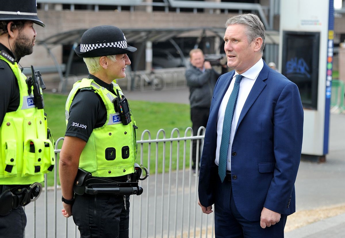 Starmer police Blank Meme Template