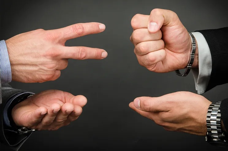 Rock Paper Scissors Blank Meme Template